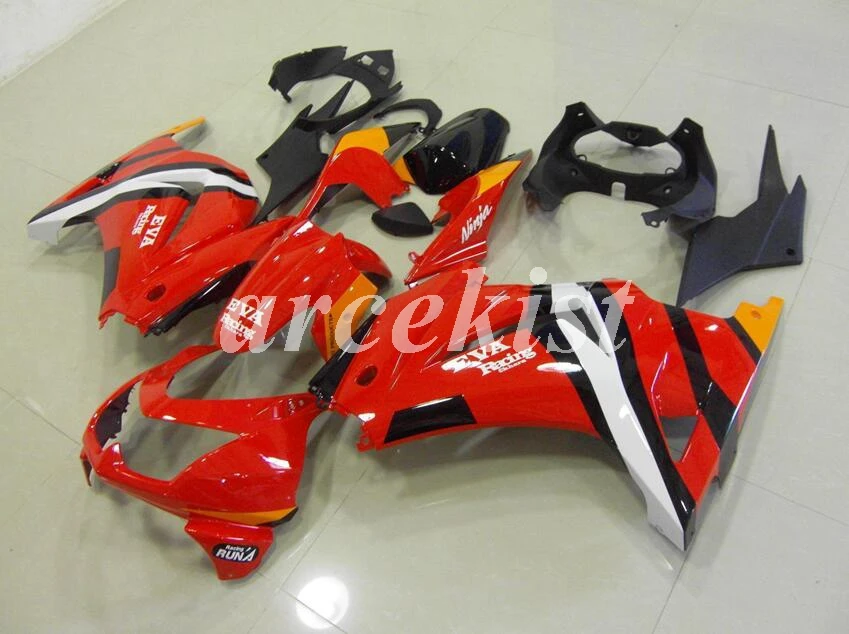 Топ литья под давлением ABS Обтекатели наборы подходят для Kawasaki ninja250 2008- EX250 ZX250R 08 09 10 11 12 13 14 холодный фиолетовый