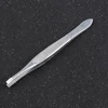 1PCS Eyebrow Hair Tweezers Professional Eyebrow Hair Removal Tweezer Flat Tip Tool Stainless Steel Convenient Small No Rust 6