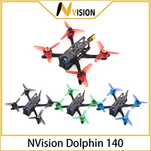 NVision – TCMMRC Fpv Drone de course 3 pouces, en Fiber de carbone Dolphin 140 3K, Kit avec caméra pour multi rotor RC, couleur, DIY