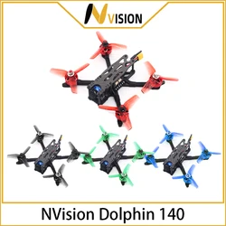 NVision – TCMMRC Fpv Drone de course 3 pouces, en Fiber de carbone Dolphin 140 3K, Kit avec caméra pour multi rotor RC, couleur, DIY 