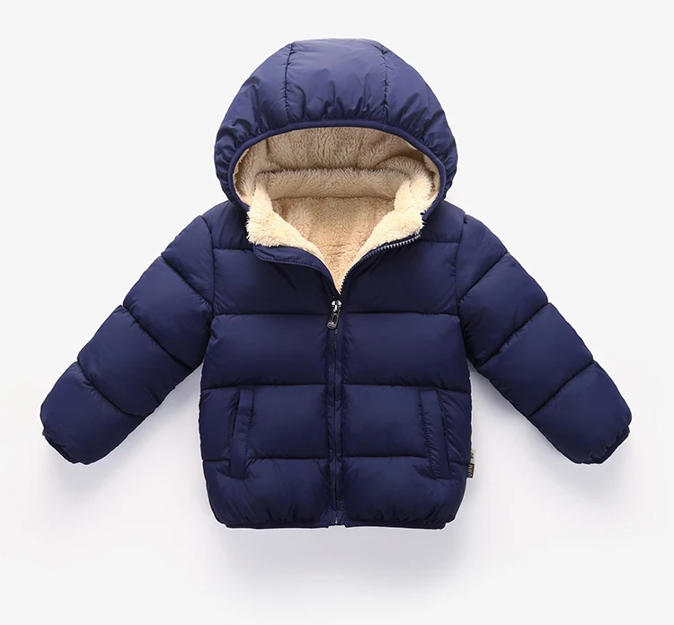 Olekid/осенне-зимняя куртка для мальчиков, Вельветовая парка с капюшоном для маленьких мальчиков, верхняя одежда для маленьких девочек, пальто, детский зимний комбинезон