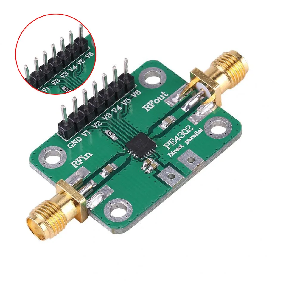 RF аттенюатор PE4302 аттенюатор с цифровым управлением параллельный мгновенный режим 1 МГц-4 ГГц NC аттенюатор