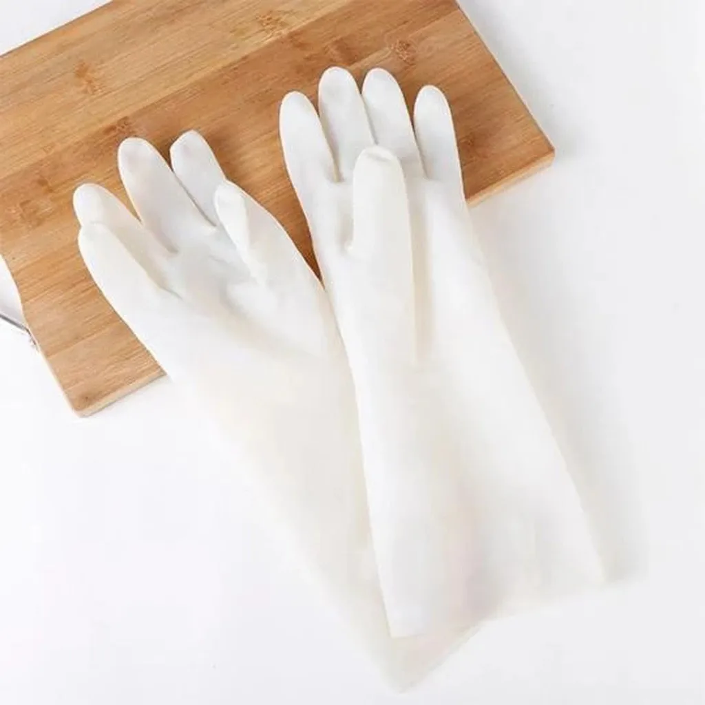 Кухня не легко разрезать и резиновые перчатки не повреждены высококачественные перчатки - Цвет: M