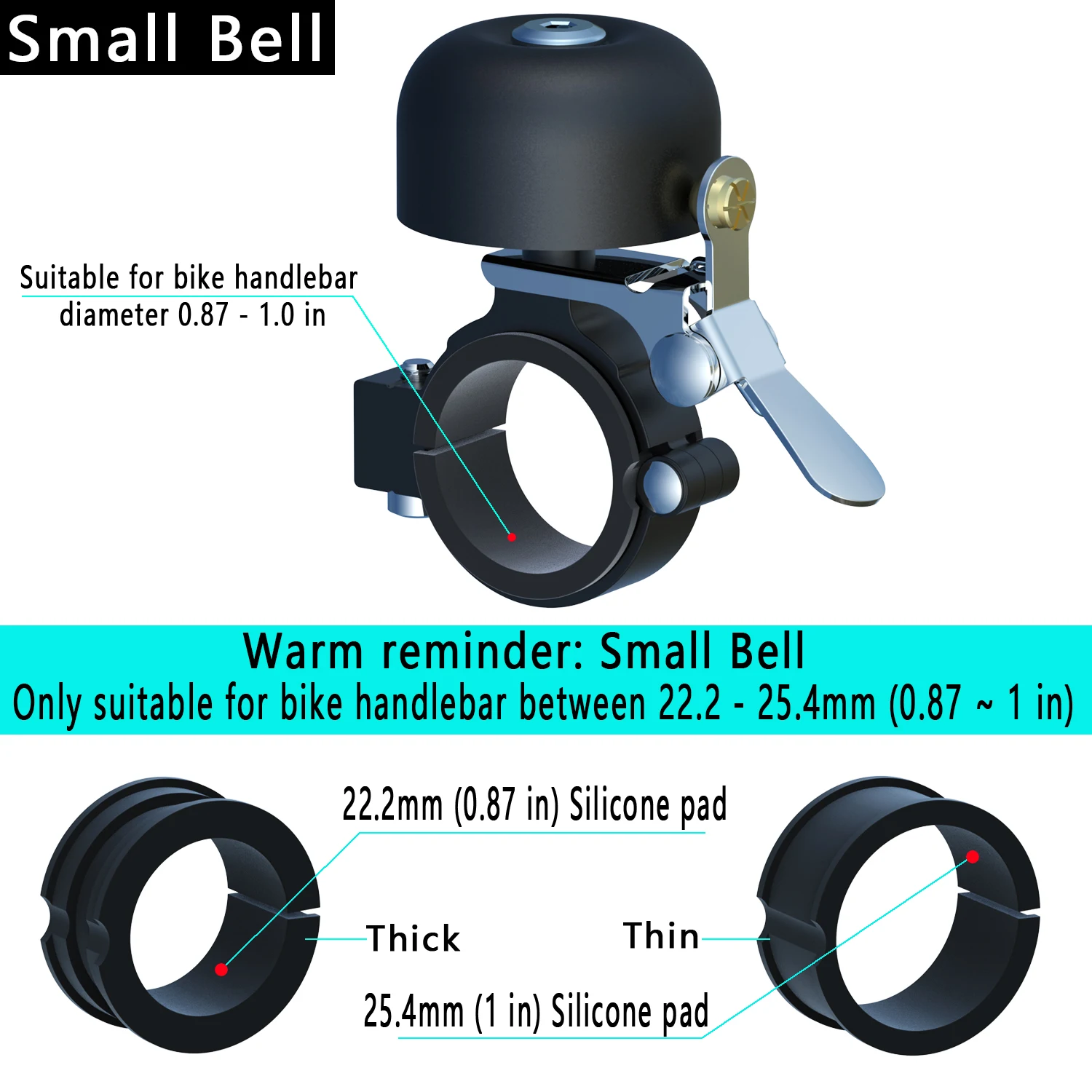 Brass Bicycle Bell Crisp Loud Sound Mountain Bike Horn Safety Ride Siren Cycling Accessories bicycle bell bicycle accessories bicycle horn mountain bike bell
