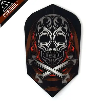 

New 9pcs Professional Dart Flights Dart Tails Wings Cool Skull With Very High Quality