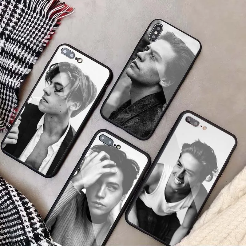 Чехол riverdale cole sprouse Jughead Jones из закаленного стекла для телефона iPhone 6 6plus 7 plus 8 8plus 5 5S