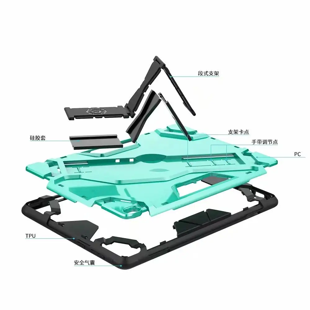 Сверхмощный защитный чехол для планшета для lenovo Tab P10 TB-X705F TB-X705L, 10,1 дюймов, чехол-подставка для lenovo P10, чехол+ ручка