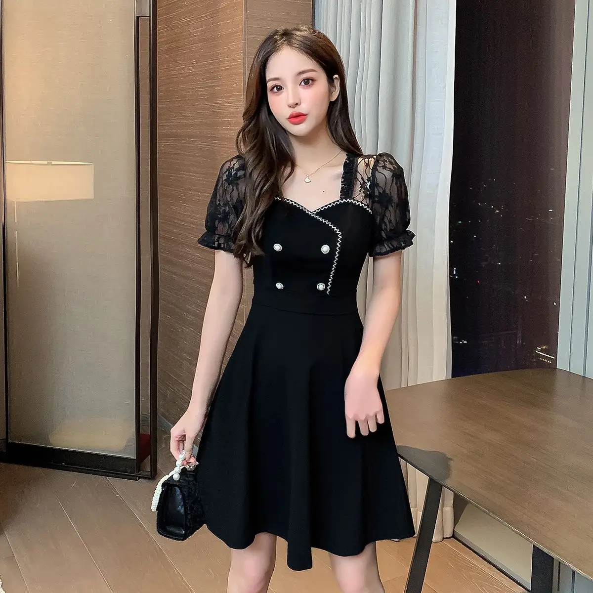 Korean Dress (Black)