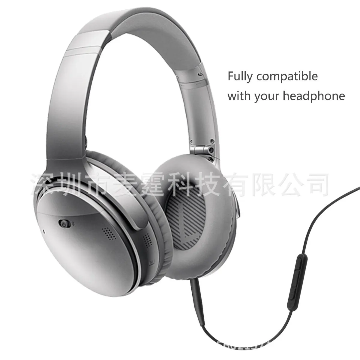 Микрофонный кабель для наушников, аудиокабель для QC35, QC25, OE2, soundtrue Soundlink, гарнитура, 3,5-2,5 пар звукозаписывающих кабелей, 140 см