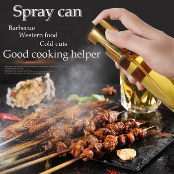 

Kitchen Baking Oil Cook Oil Spray Empty Bottle Vinegar Bottle Oil Dispenser Cooking Tool Salad BBQ Cooking Glass Oil sprayer