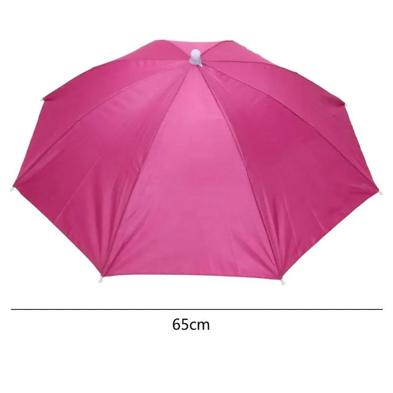 Складной зонт-шляпа, головной убор, зонтик для рыбалки, пешего туризма, пляжа, кемпинга, шляпы, уличные дождевые снасти