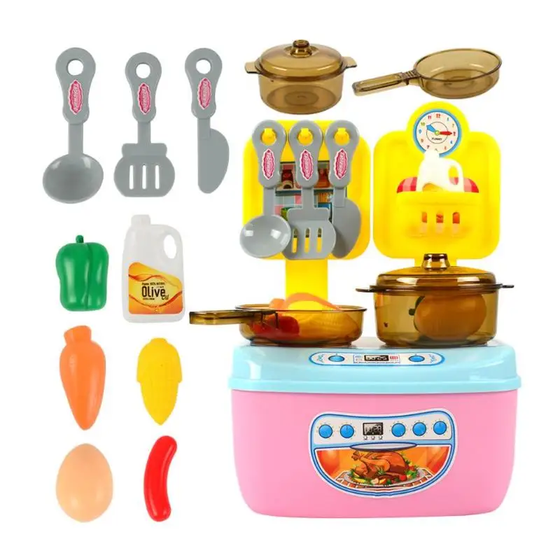 

Kids Kitchen Girl Toy Cooking Role Play Toy Kids Pretend Cutting Food Vegetable Kitchen Funny Toy