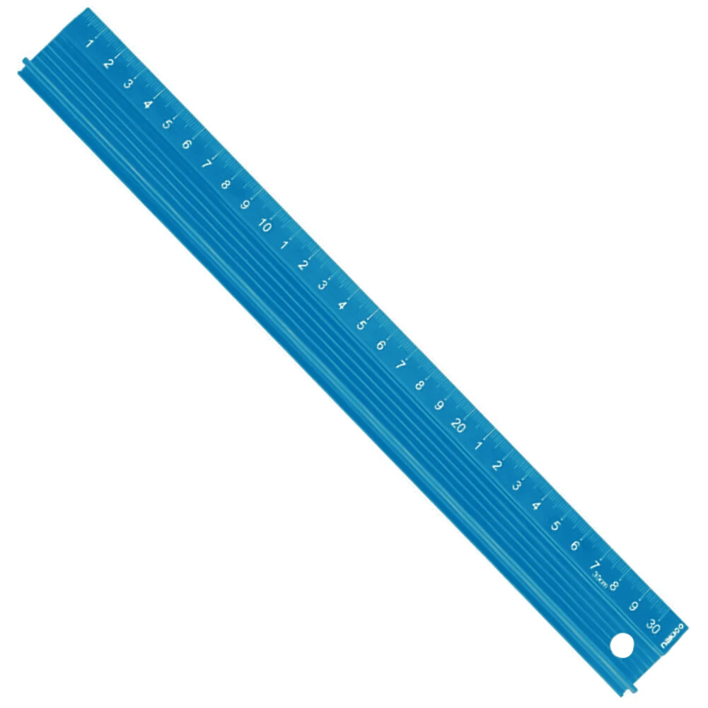 

Students Office Drawing Equipment Aluminum Alloy Metric School Tools Protection Measuring Anti Slip Straight Ruler Cutting