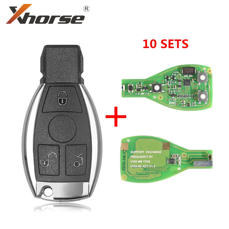 Пульт дистанционного управления Xhorse VVDI BE Key Pro для Benz XNBZ01EN улучшенная версия ключа