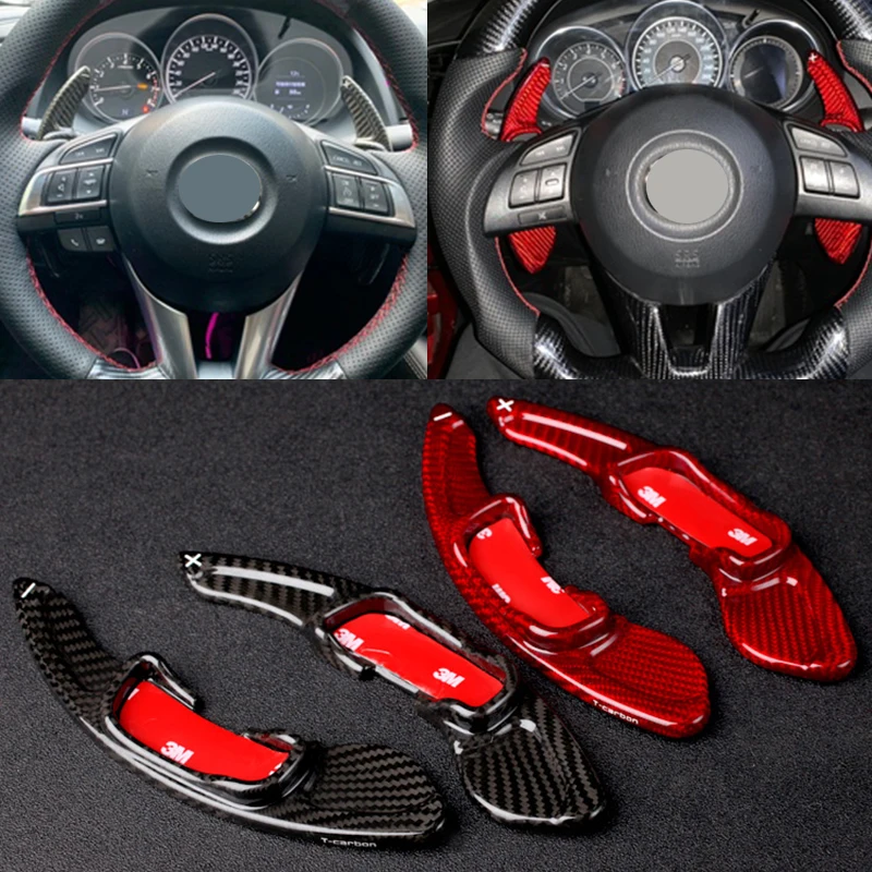 for Mazda 3 6 Axela Atenza CX-3 CX-5 MX-5 CX-9 Great-luck Aluminum Steering Wheel Paddle Shifter Extensions Covers 2 pieces gray for Mazda 3 6 Axela Atenza CX-3 CX-5 MX-5 CX-9 Great-luck Aluminum Steering Wheel Paddle Shifter Extensions Covers 2 pieces gray