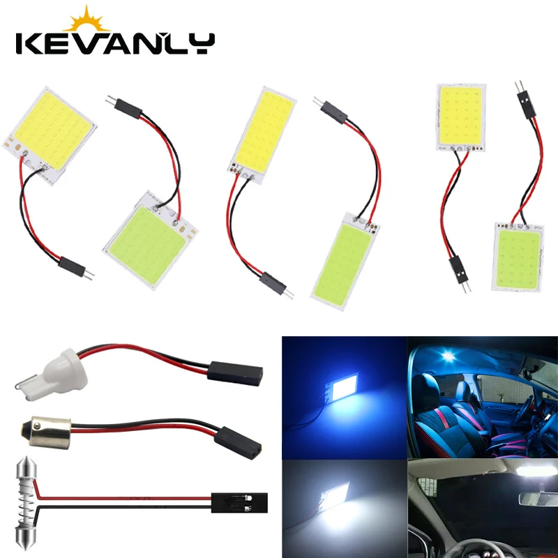 W5W светодиодный T10 C5W BA9S H21W 24 36 48SMD Автомобильный автомобиль Панель лампы авто