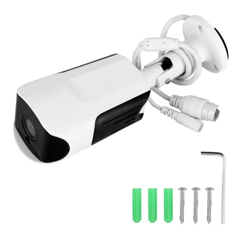 IP Камера HD IP Камера IP66 Водонепроницаемый пуля ИК Ночное видение на открытом воздухе Камера домашней безопасности Камера
