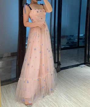 

Spaghetti Strap Stars Beading Women Lace Dress Pink Sweet Bohemian Summer Beach Party Club Boho Maxi Long Robe Vestidos Designer