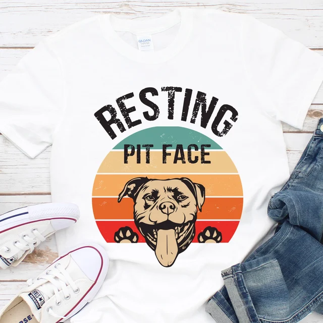 Harajuku Top Women T-shirt Casual Pitbull Tattoo Print Ladies Basic O-collar Short Sleeved Women T-shirt Girl,Drop Ship C704-5