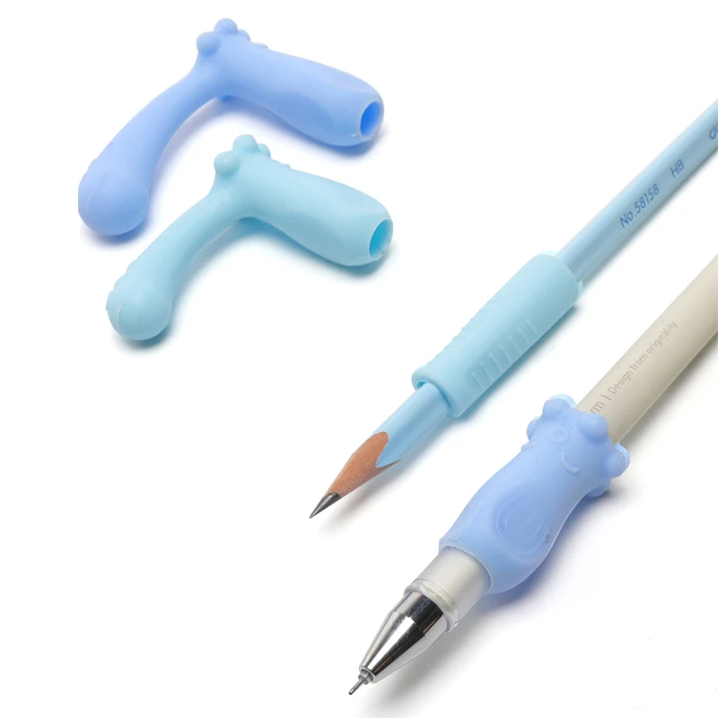 Deli держатель для ручек для учеников начальной школы детский карандаш для студентов гелевый держатель для ручек для начинающих мягкий пластиковый карандаш канцелярские товары для исправлений