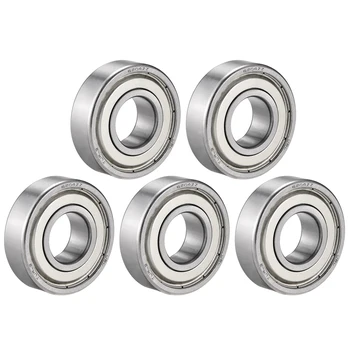 

uxcell Deep Groove Ball Bearing 6200 Series Single/Double Shield Chrome Steel Bearings 6204Z (5Qty)