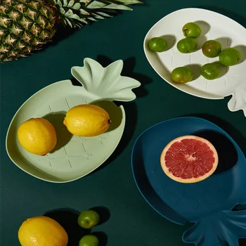 

Plastic Northern European-Style Fruit Bowl Household Dessert Living Room Modern Creative Sunflower Seed Dried Fruit Teapoy Table