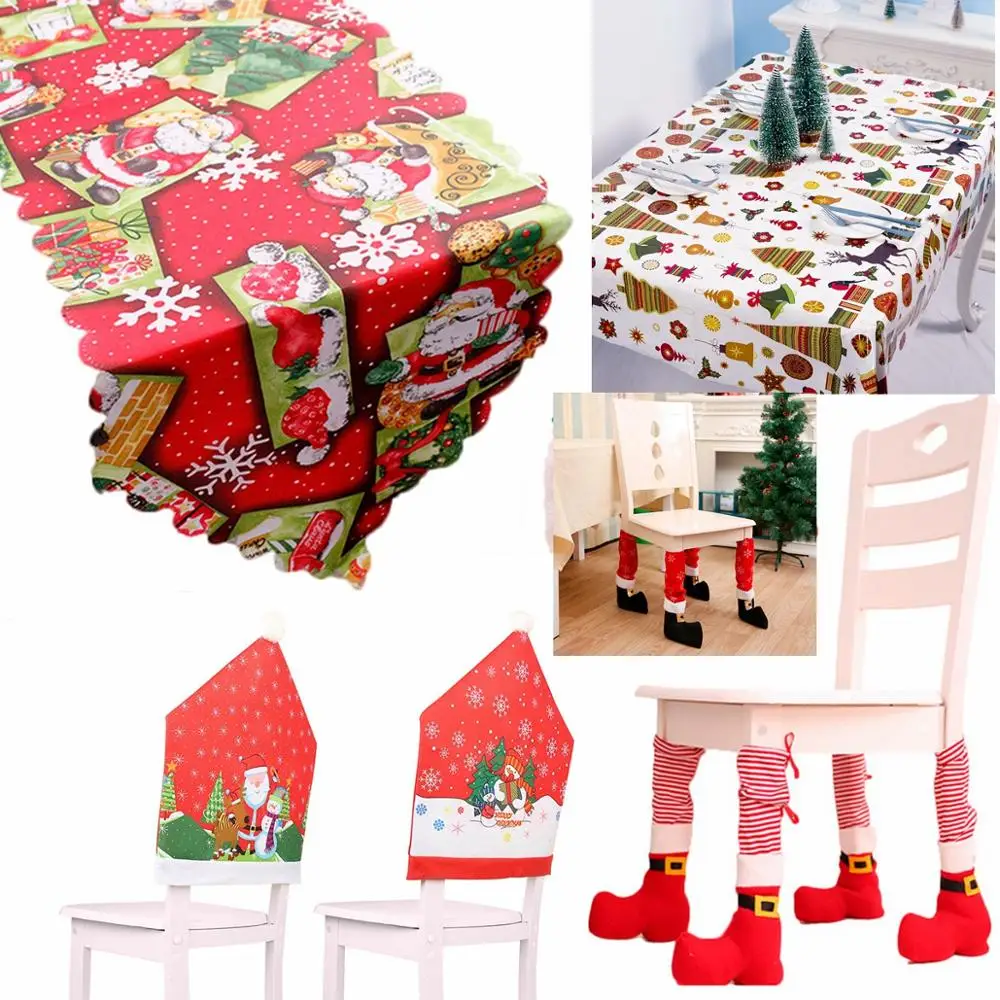 

QIFU Merry Christmas Ornaments GIfts Christmas Decorations For Home 2019 Christmas Table Decorations Navidad Happy New Year 2020