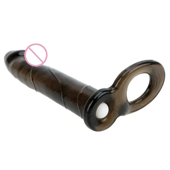 OLO Double Penetration G Spot Dildo Vibrator Anal Plug Sex Toys For Men Women Strapon Adult Products 2