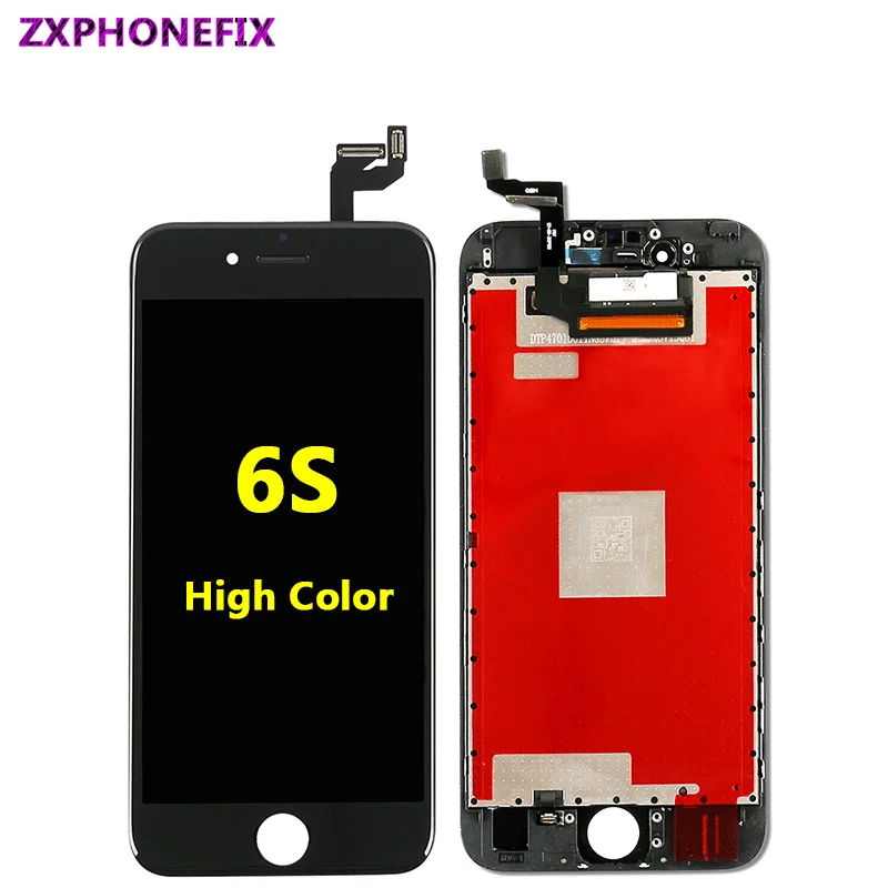 Для iPhone 6S высокоцветный ЖК-экран Сменный стеклянный сенсорный дигитайзер без