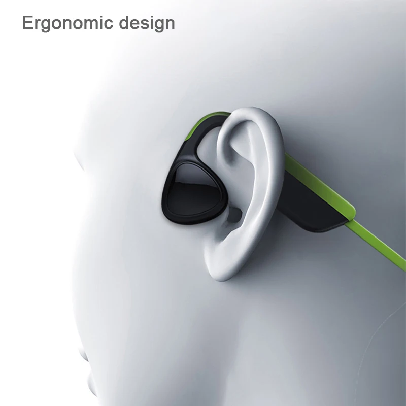 Fones de Ouvido D'água com Microfone e Cartão Tws sem Fio com Bluetooth Ipx8 à Prova sd de 8 Condução Óssea Fone Auricular gb - Image 3