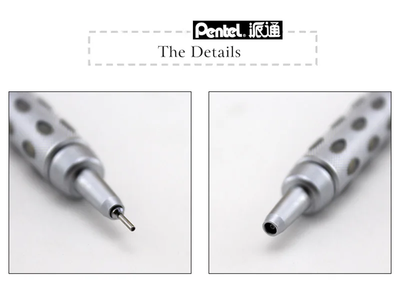 Pentel lápis automático para desenho profissional, caneta