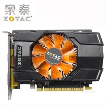 ZOTAC GTX 750Ti 2GD5 видеокарта GDDR5 128 бит видеокарта GeForce GTX 750 Ti 2 Гб GM107 карта для NVIDIA GT700 GTX750Ti-2GD5 б/у