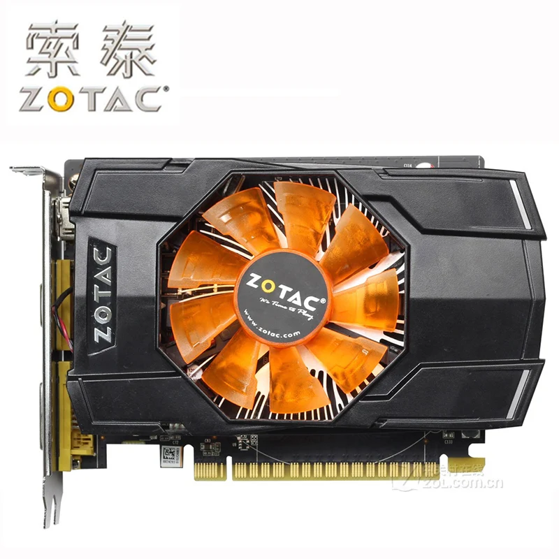 Графическая карта ZOTAC GTX 750Ti 2GD5 GDDR5 128 бит видеокарта GeForce 750 Ti 2 Гб GM107 для NVIDIA GT700