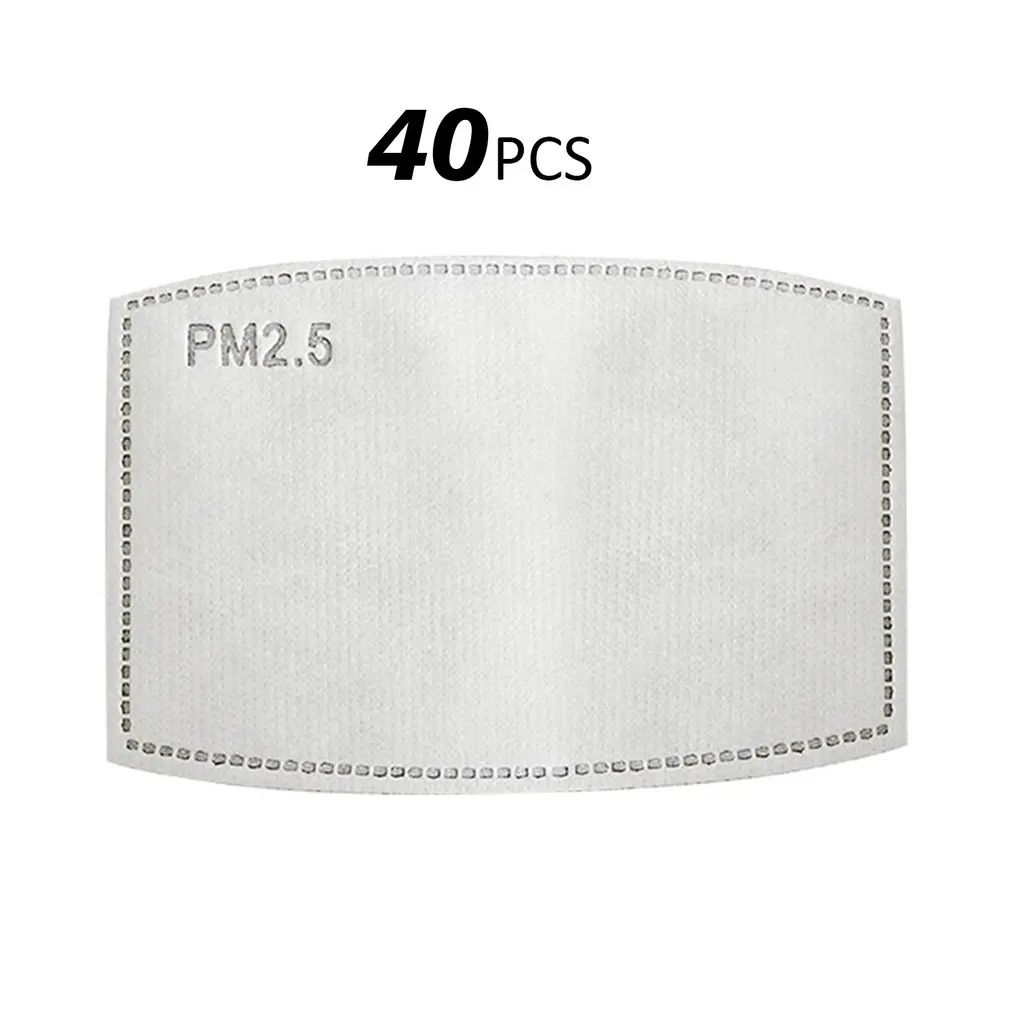 

40/20/10 Replacement Non-Woven Dust Pad Three Layers Protective Disposable Melt-Blown Cloth Mask Gasket