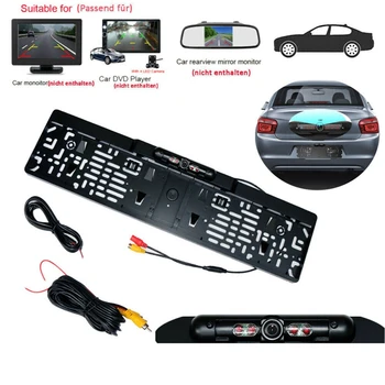 

Car 170 ° IR LED Rear View Camera Wireless License Plate Parking Aid EU
