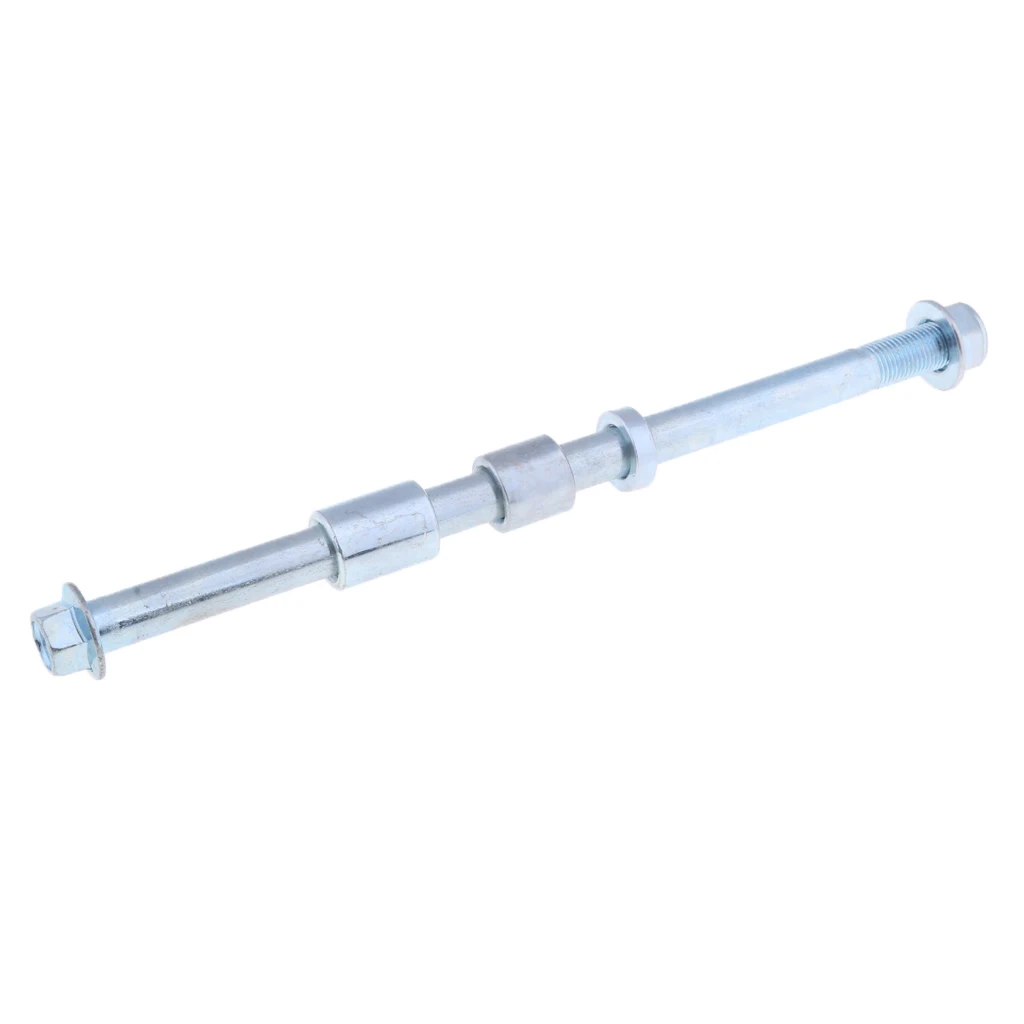 Front Rear Rim Wheel Axle for 70CC 90CC Mini Pocket Moped Scooter 12mm 220mm with 3 Spacer Front Rear Rim Wheel Axle for 70CC 90CC Mini Pocket Moped Scooter 12mm 220mm with 3 Spacer