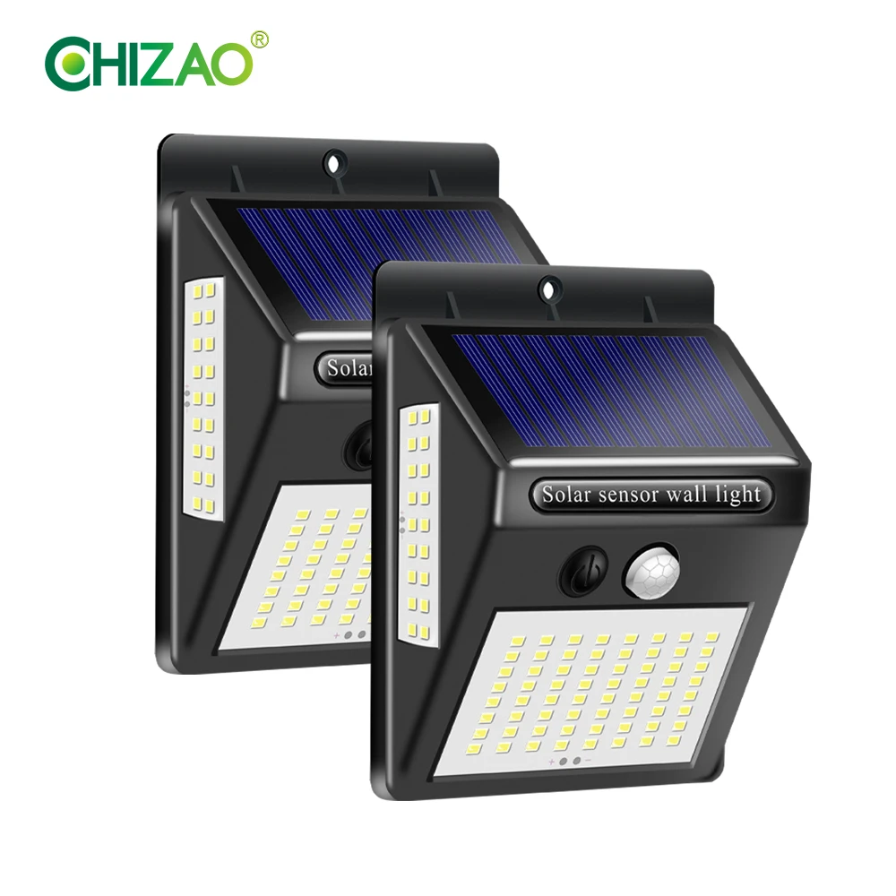 CHIZAO 20/100 светодиодный светильник на солнечной батарее с высокой яркостью и