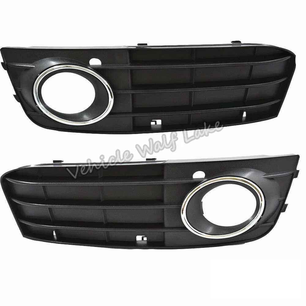 Audi A4 B8 Avant 2008 2009 2010 2011 2012 Car-Styling Front Bumper Fog Light Lamp Lower Grille Cover