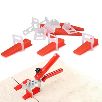 

100-300Pcs/Lot Tile Level Uniform Sewing Tool Leveler Wedges Tile Spacers & Flooring Wall Tile Spacer Locator Tiling Tools