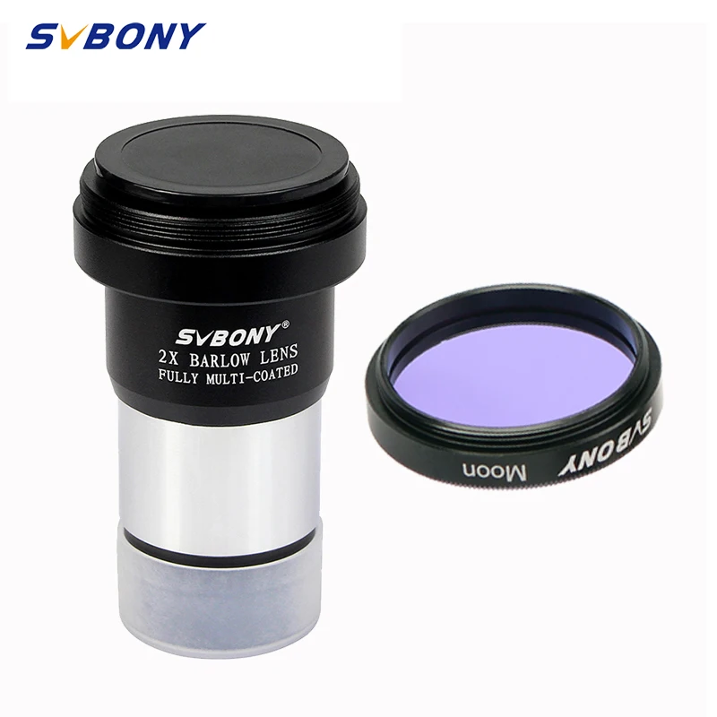 Telescope Eyepieces & Lenses SVBONY 1.25 31.7mm 2X Barlow Lens