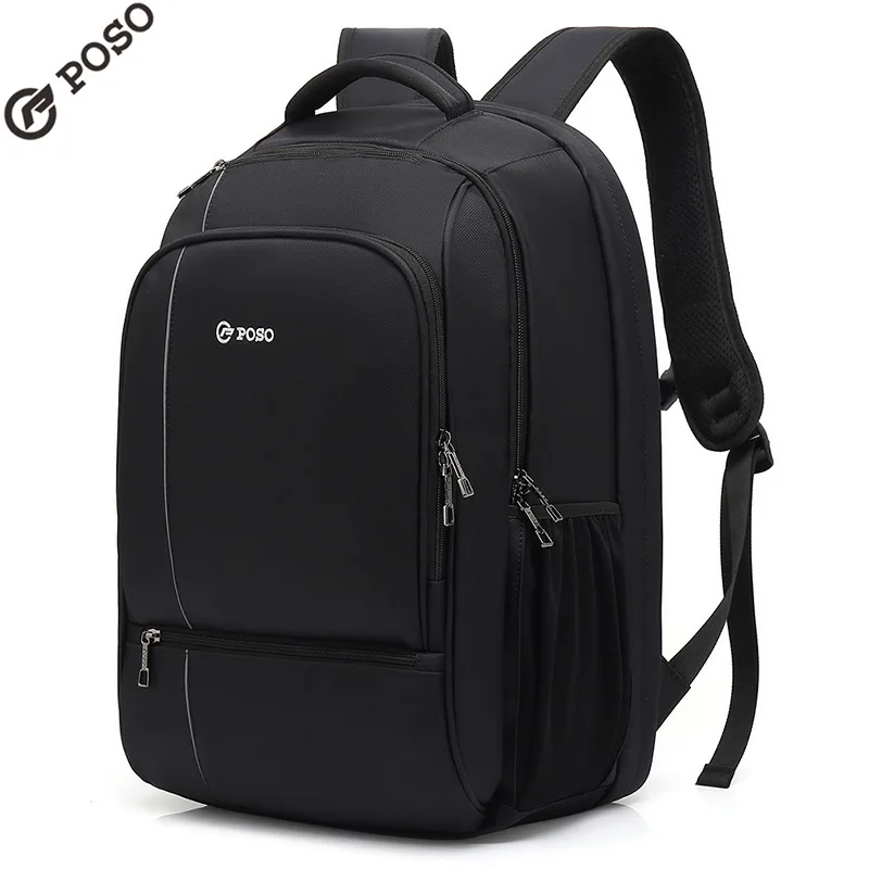 

Amazon New Style 17-Inch Large-capacity Backpack Outdoor Waterproof Computer Bag Business Anti-Theft Double RFID Shielded