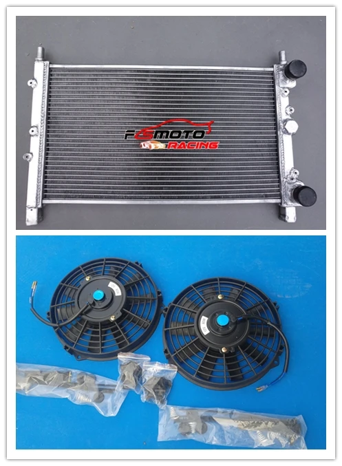 

All Aluminum Radiator+FAN For FIAT UNO 1.3L/1.4L PETROL TURBO / 1.3D 1.7D DIESEL 1989-1995