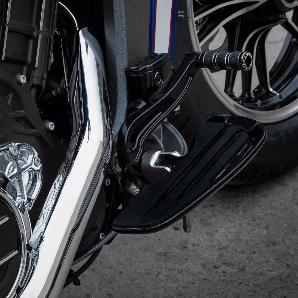 - Motorcycle Driver Black Foot Pedal Floorboards Footpeg Foot Rests For Indian Scout Scout Sixty BOBBER 20152020