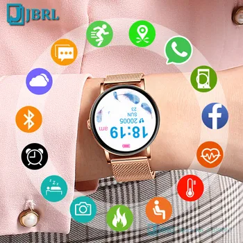 

JBRL Full Touch Smart Watch Women Waterproof Bracelet Heart Rate Monitor Sleep Monitoring Smartwatch Men For IOS Android