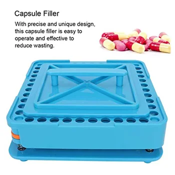 

Coffee Filling Manual Machine 100 Holes Empty Filler with Powder Spreader Plates YU-Home