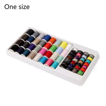 

Solid Practical Embroidery DIY Craft Polyester 30+60 Yard Sewing Thread Multipurpose Handmade Home Stitching 60 Colors