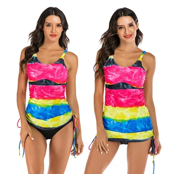 

Sexy Women Monokini Halter Bikini 2019 One Piece Swimsuit Plus Size Swimwear Bandage Brazilian Lace Bathing Suit Beach Wear