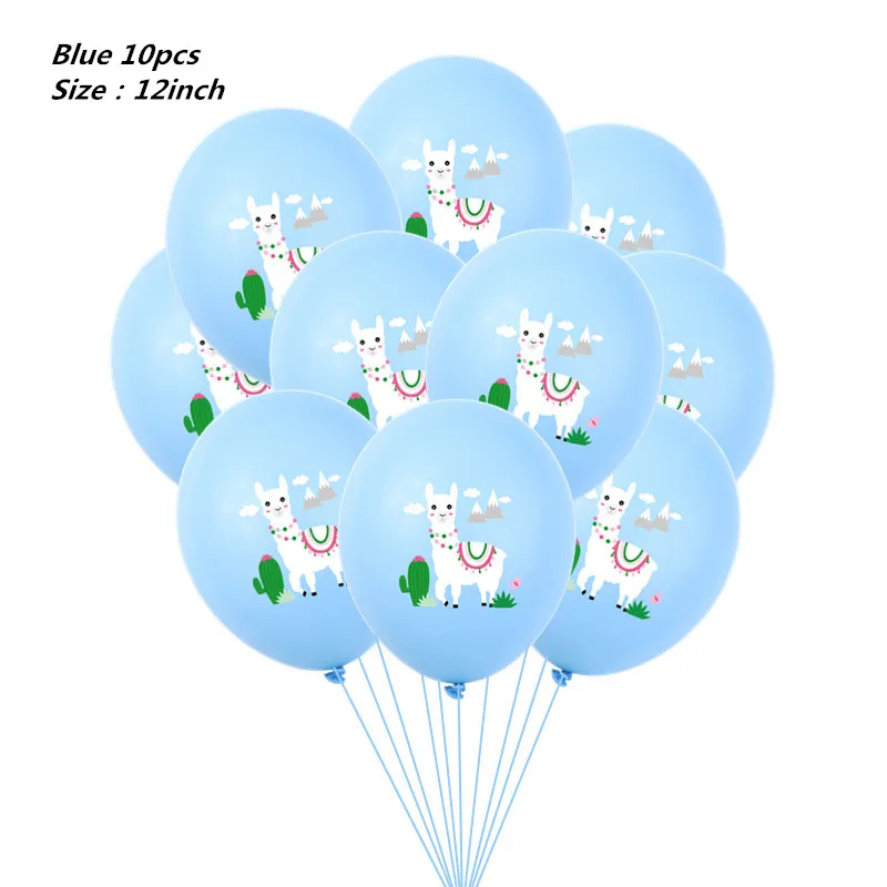 Многоцветный Альпака ламы латексные шарики для свадебного украшения счастливый день рождения, детский душ баллоны с гелием Альпака вечерние поставки 10 шт
