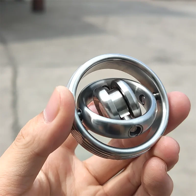 3D Fidget Spinner Gyro Relief Stress Cool EDC ADHD Hand Gyro Fingertip  Rotary Schwerkraft-Gyroskop Kids R188 Bearings Metal