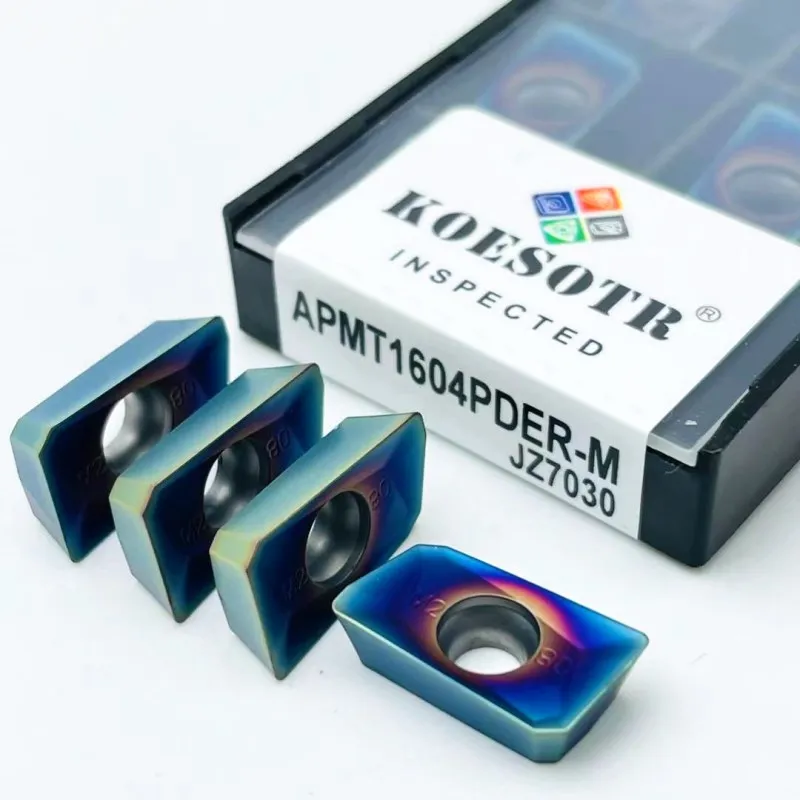 

APMT1604 M2 APMT1604 H2 Colorful Nano Blue High Hardness Carbide Tool Hardened Steel CNC High Quality Cutting Tool Milling Blade